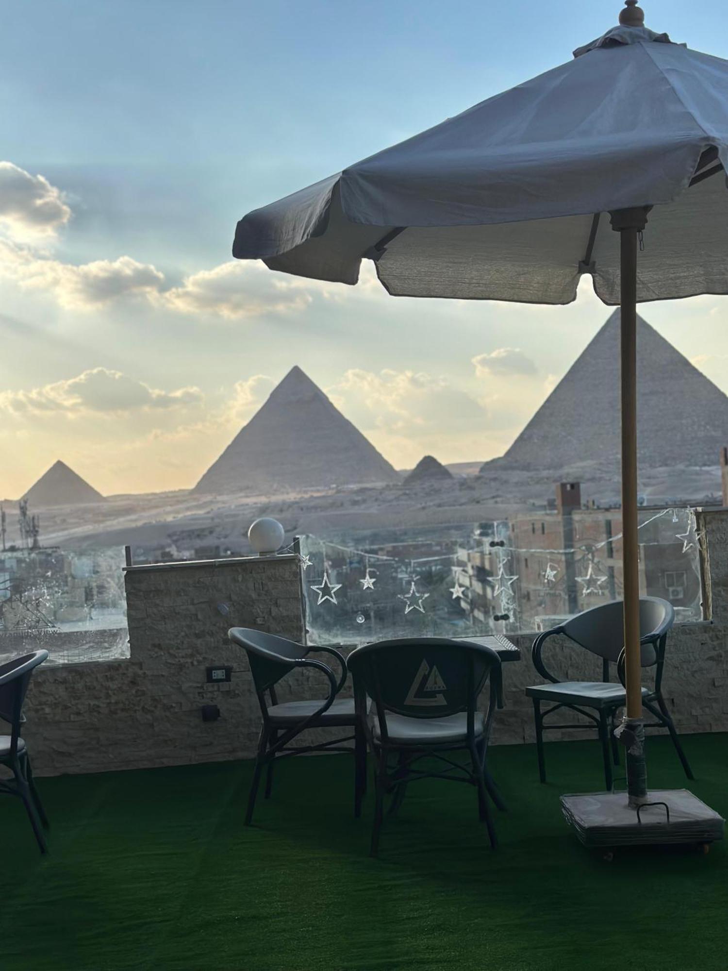 Piramide De Giza View Inn Kafret el-Gabal Exterior foto